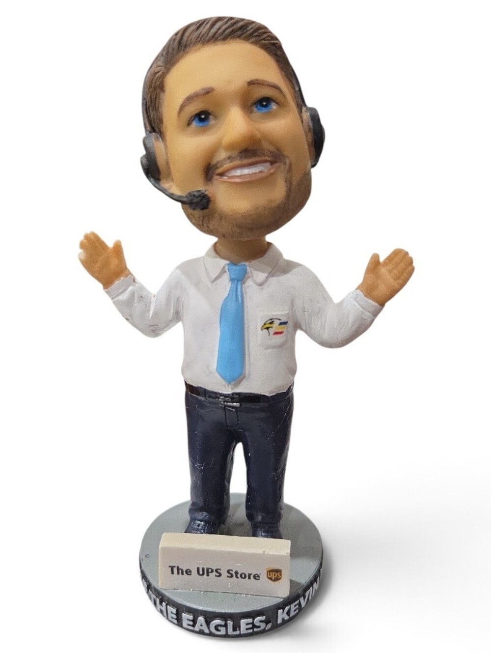 Kevin McGlue Voice Of The Colorado Eagles Hockey Bobblehead